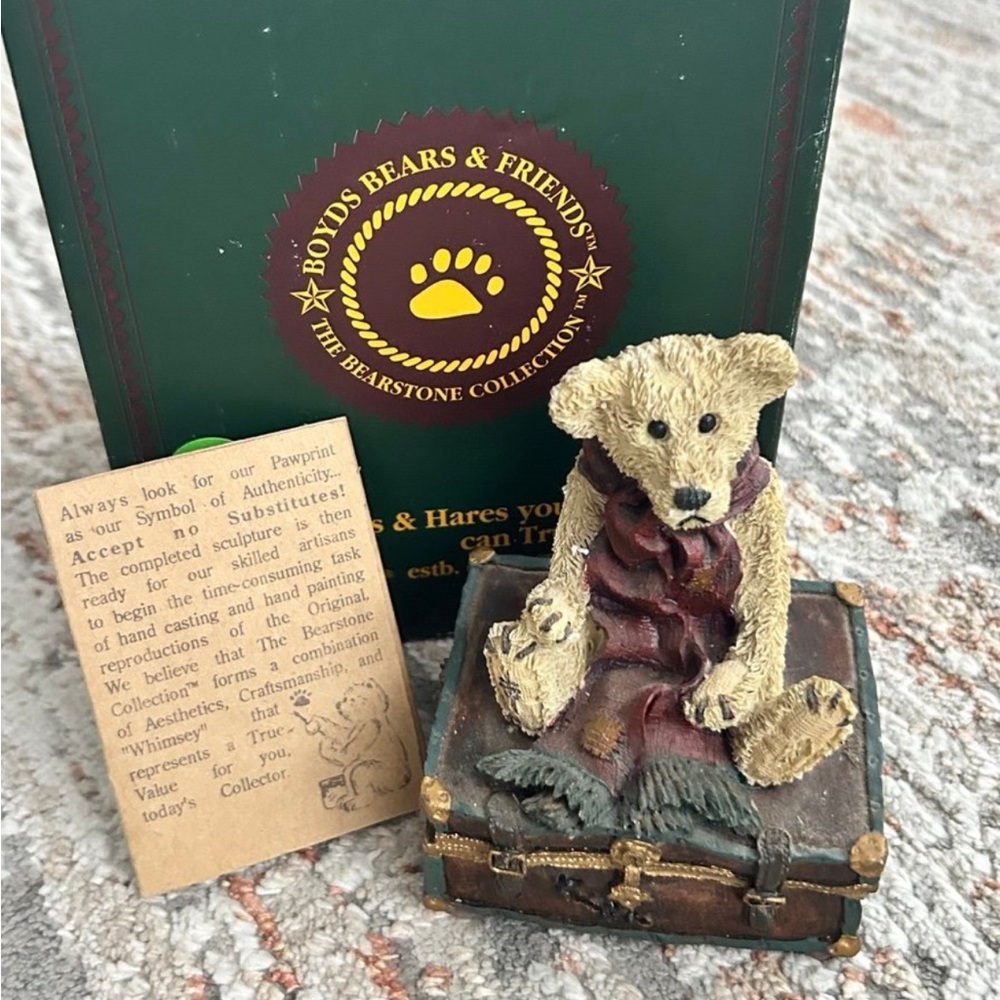 Boyds Bears & Friends Bearstone Collection Figurine Vintage